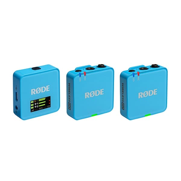 【保護シート付き】RODE(ロード) ワイヤレスゴー（第三世代） ブルー / 32bit float対応ワイヤレスマイク / WIGOGEN3BLU