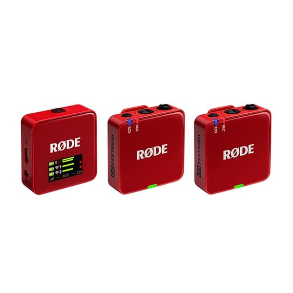 【保護シート付き】RODE(ロード) ワイヤレスゴー（第三世代） レッド / 32bit float対応ワイヤレスマイク / WIGOGEN3RED