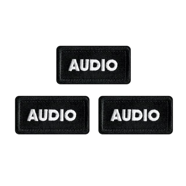 CRDBAG(コードバッグ) AUDIO シングル パッチーズ（3個入） / CRD_ACC_044