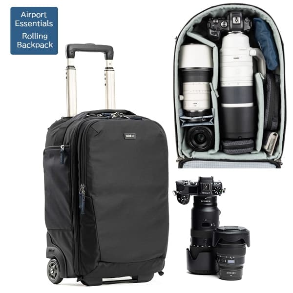 thinkTANKphoto(シンクタンクフォト) エアポート エッセンシャルズ ローリング バックパック ブラック